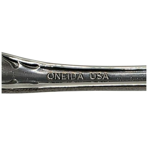 4 Oneida Teaspoons True Arbor Rose Flatware Spoon Replacement Stainless VTG NOS - Picture 4 of 4